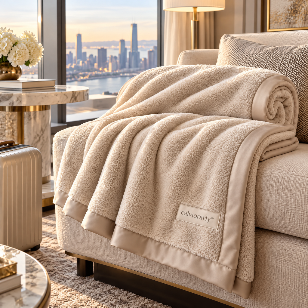 calviorarly™ Cozy Plush Travel Blanket