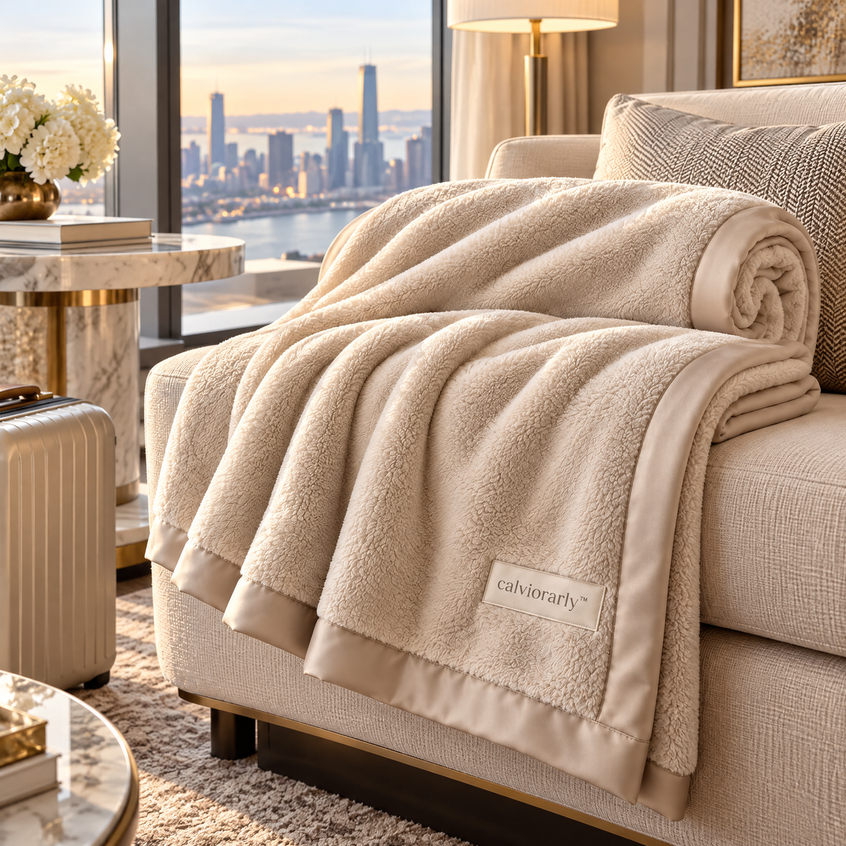 calviorarly™ Cozy Plush Travel Blanket