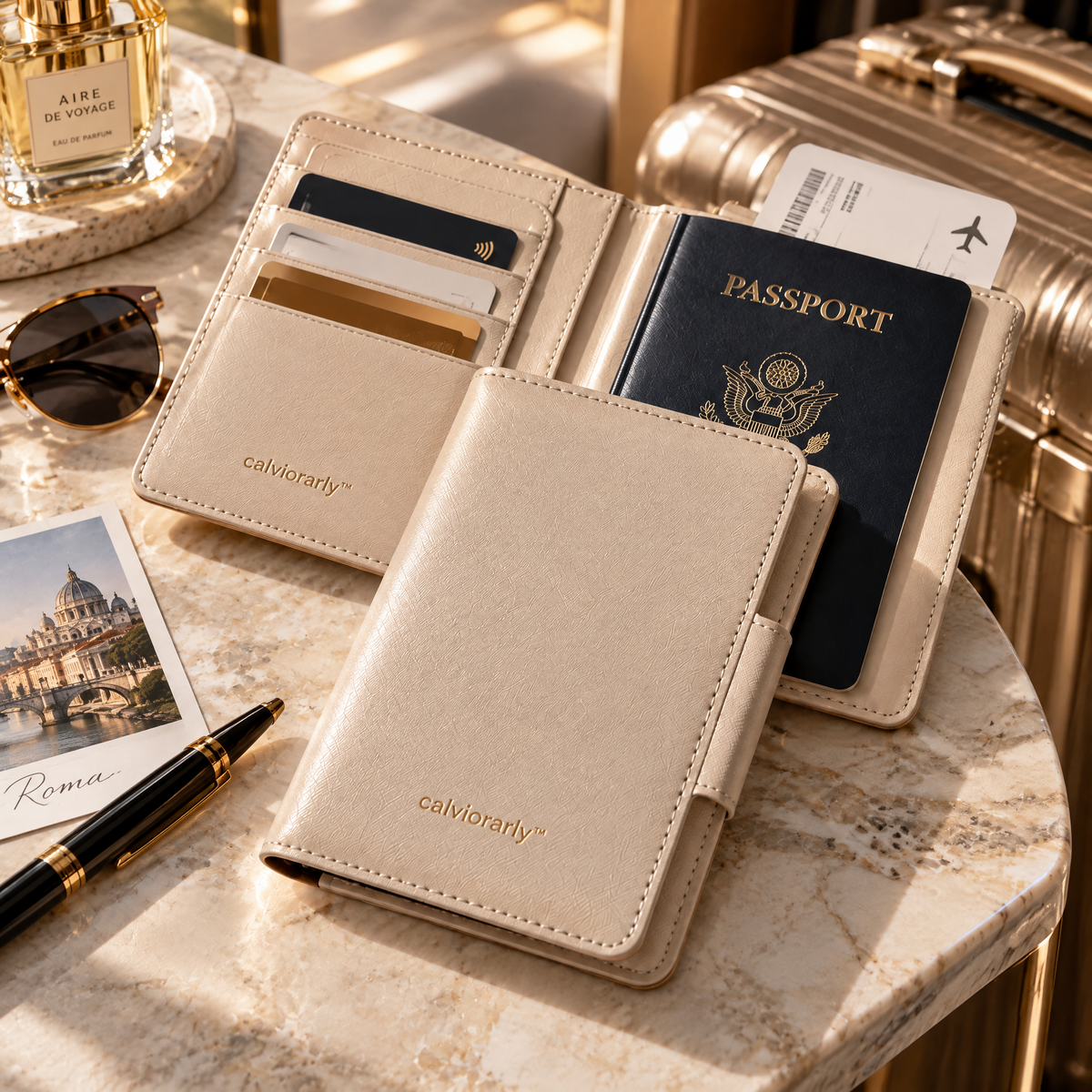 calviorarly™ Premium Passport Holder