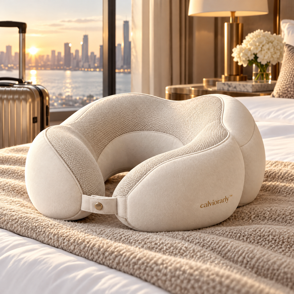 calviorarly™ Luxe Support Travel Pillow