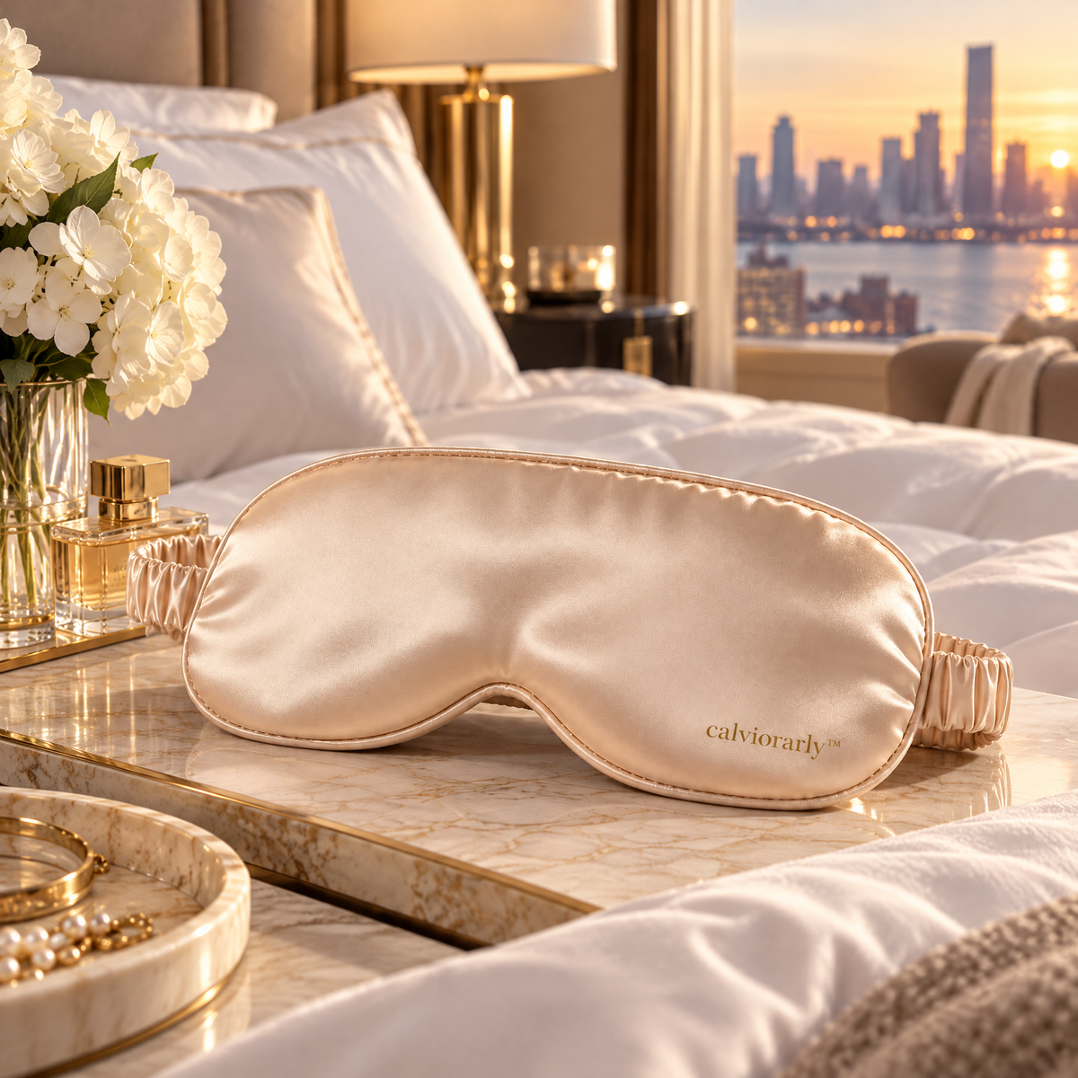 calviorarly™ Mulberry Silk Sleep Mask