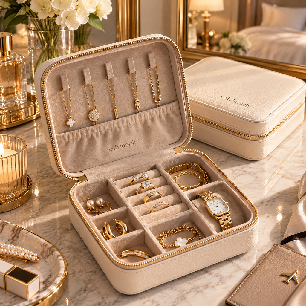calviorarly™ Aurelia Jewelry Travel Case