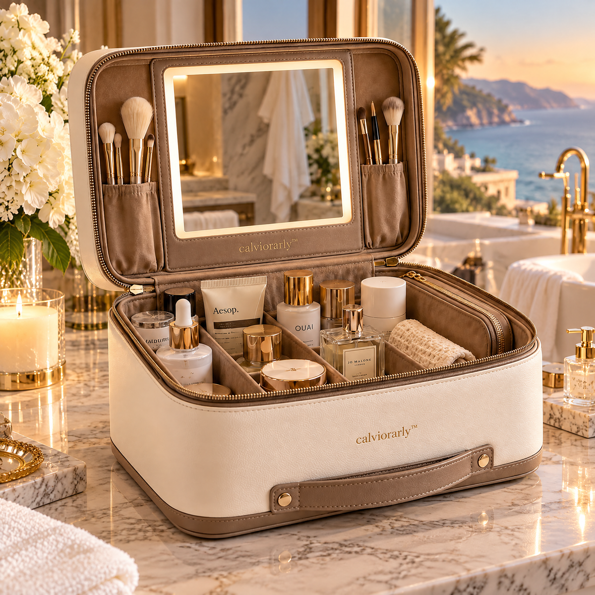calviorarly™ Atelier Vanity Travel Case