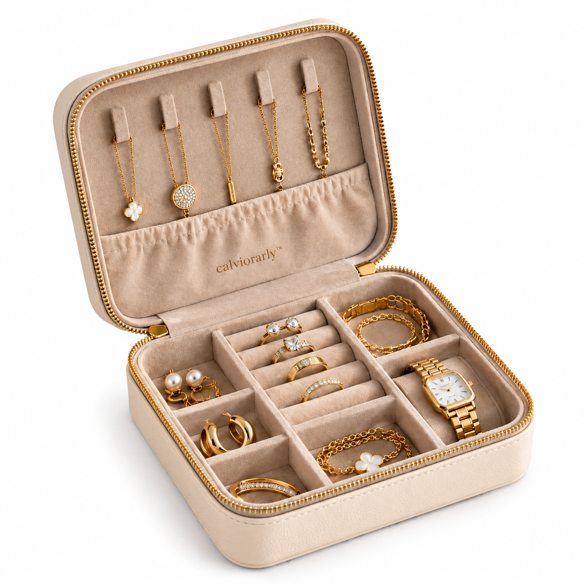 calviorarly™ Aurelia Jewelry Travel Case