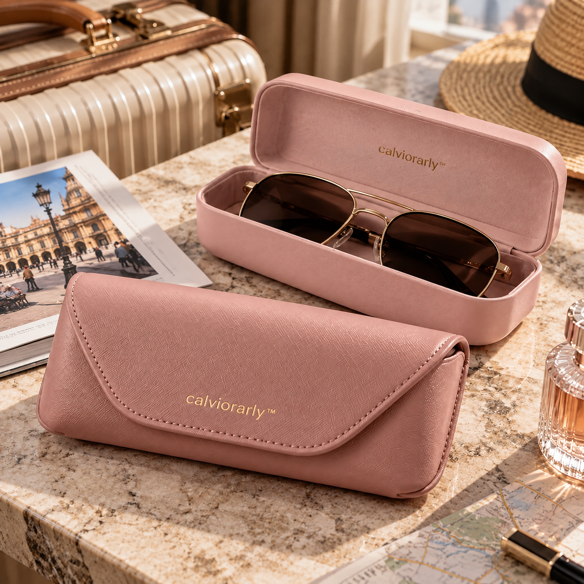 calviorarly™ Travel Sunglasses Case