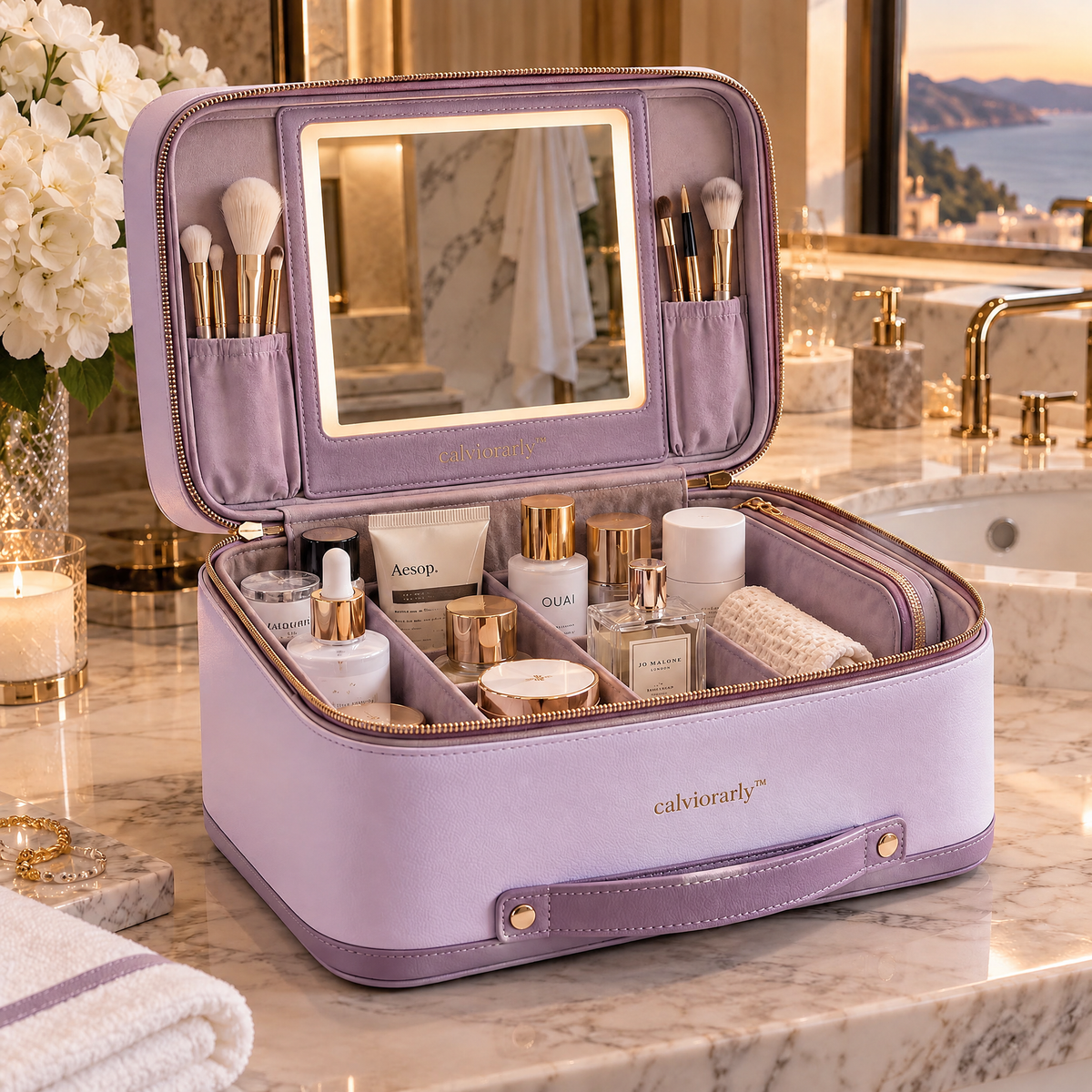 calviorarly™ Atelier Vanity Travel Case