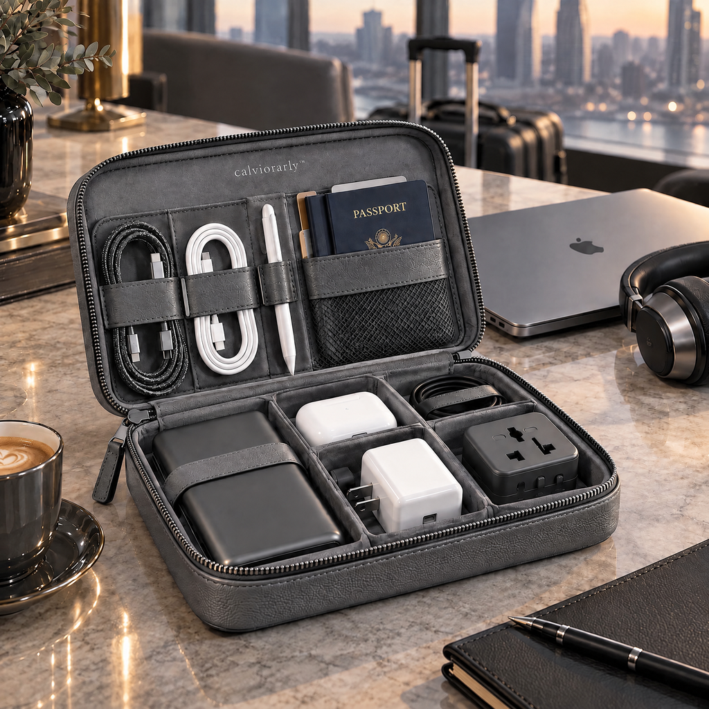 calviorarly™ Nomad Tech Travel Organizer