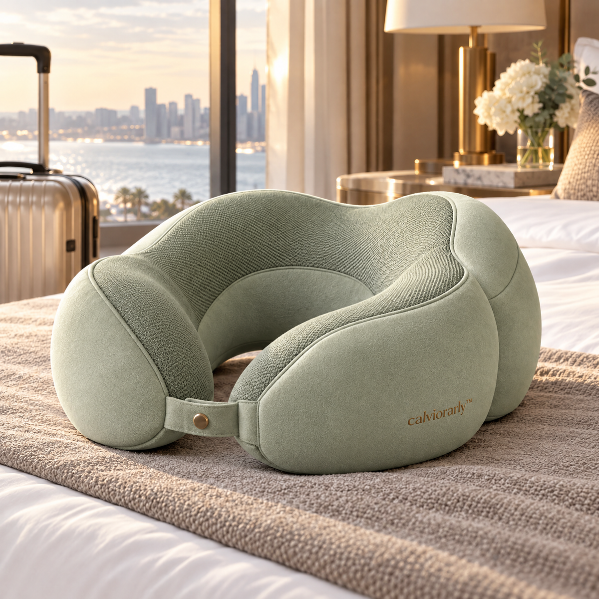 calviorarly™ Luxe Support Travel Pillow