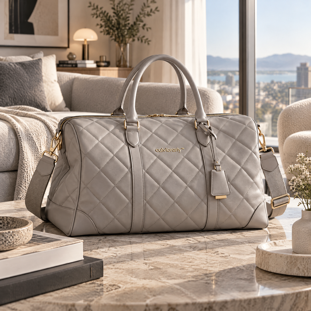 calviorarly™ Signature Quilted Weekender