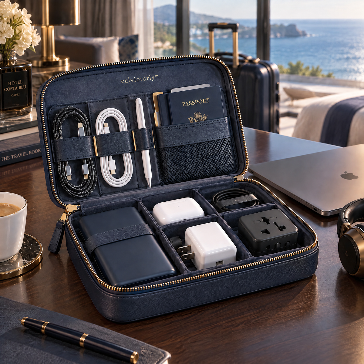 calviorarly™ Nomad Tech Travel Organizer