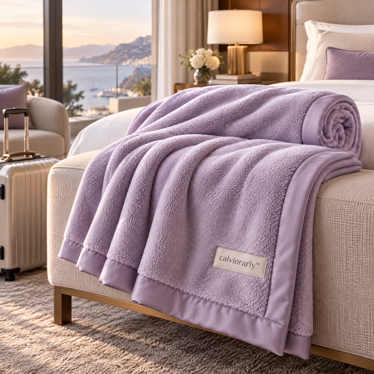 calviorarly™ Cozy Plush Travel Blanket