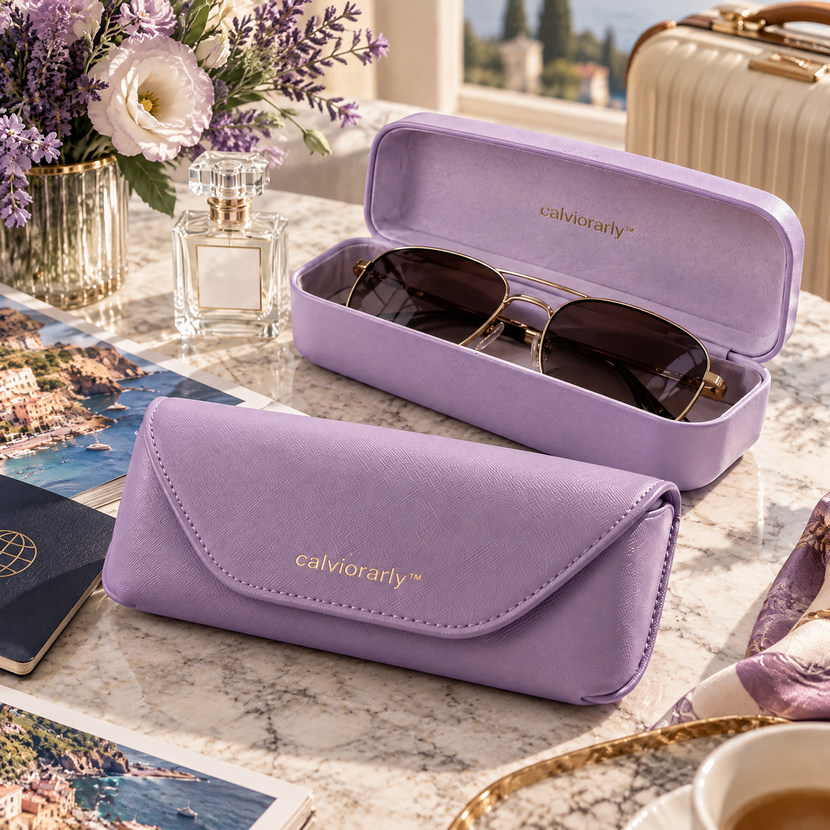 calviorarly™ Travel Sunglasses Case