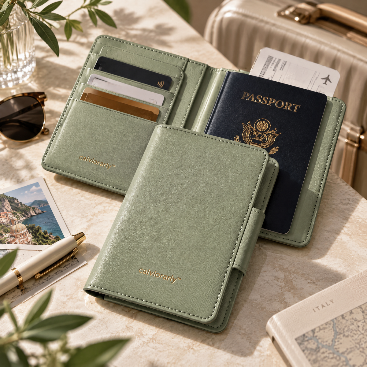 calviorarly™ Premium Passport Holder