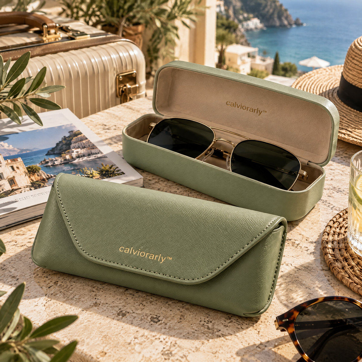 calviorarly™ Travel Sunglasses Case
