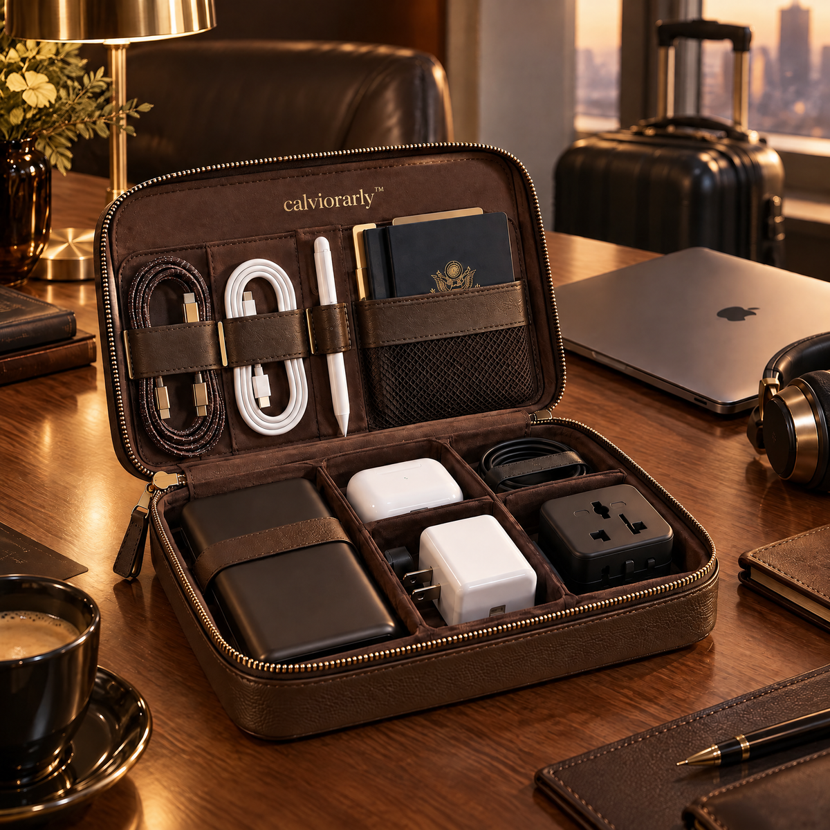 calviorarly™ Nomad Tech Travel Organizer
