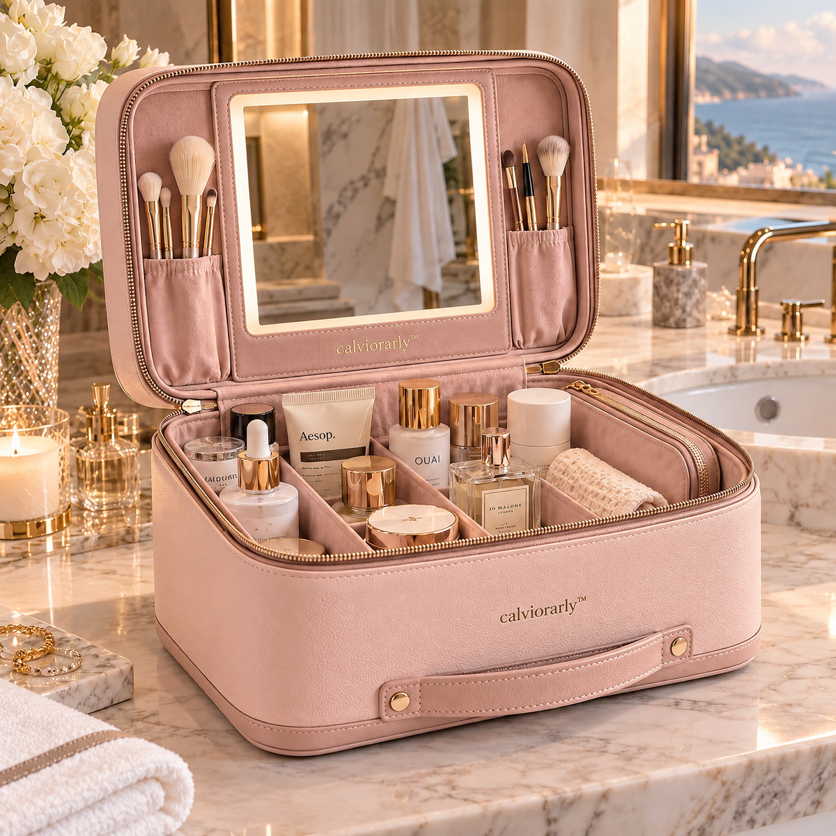 calviorarly™ Atelier Vanity Travel Case