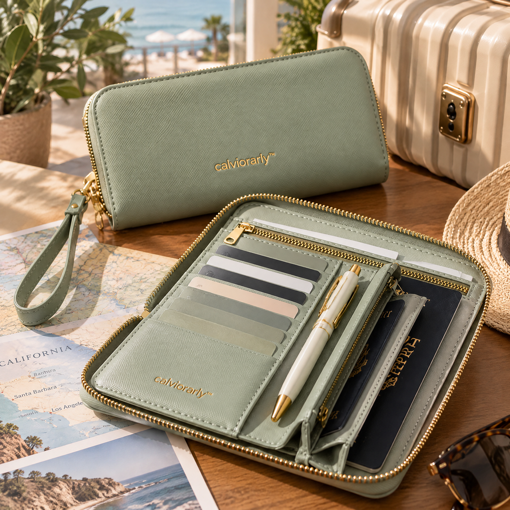 calviorarly™ Leather Luggage Tag