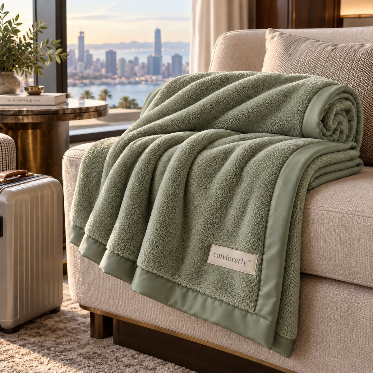 calviorarly™ Cozy Plush Travel Blanket