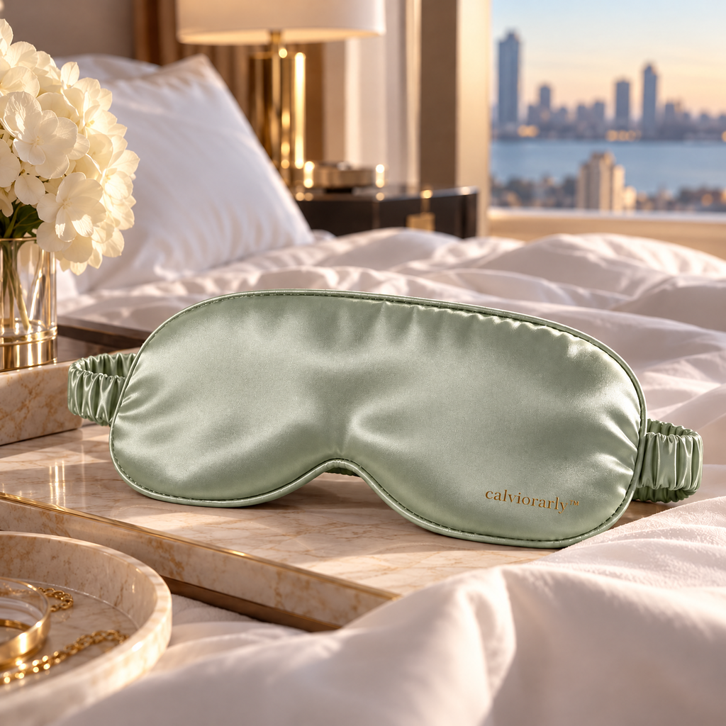 calviorarly™ Mulberry Silk Sleep Mask