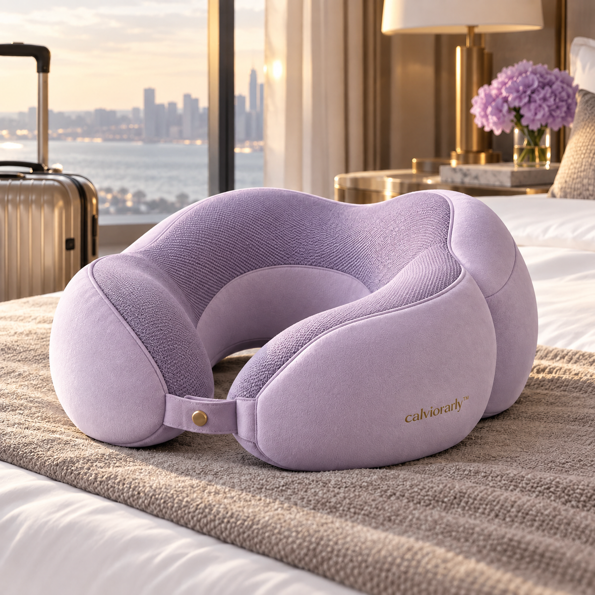 calviorarly™ Luxe Support Travel Pillow