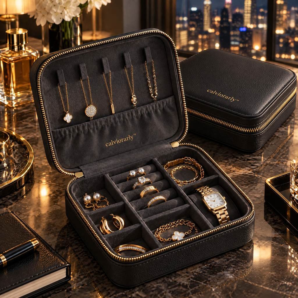 calviorarly™ Aurelia Jewelry Travel Case
